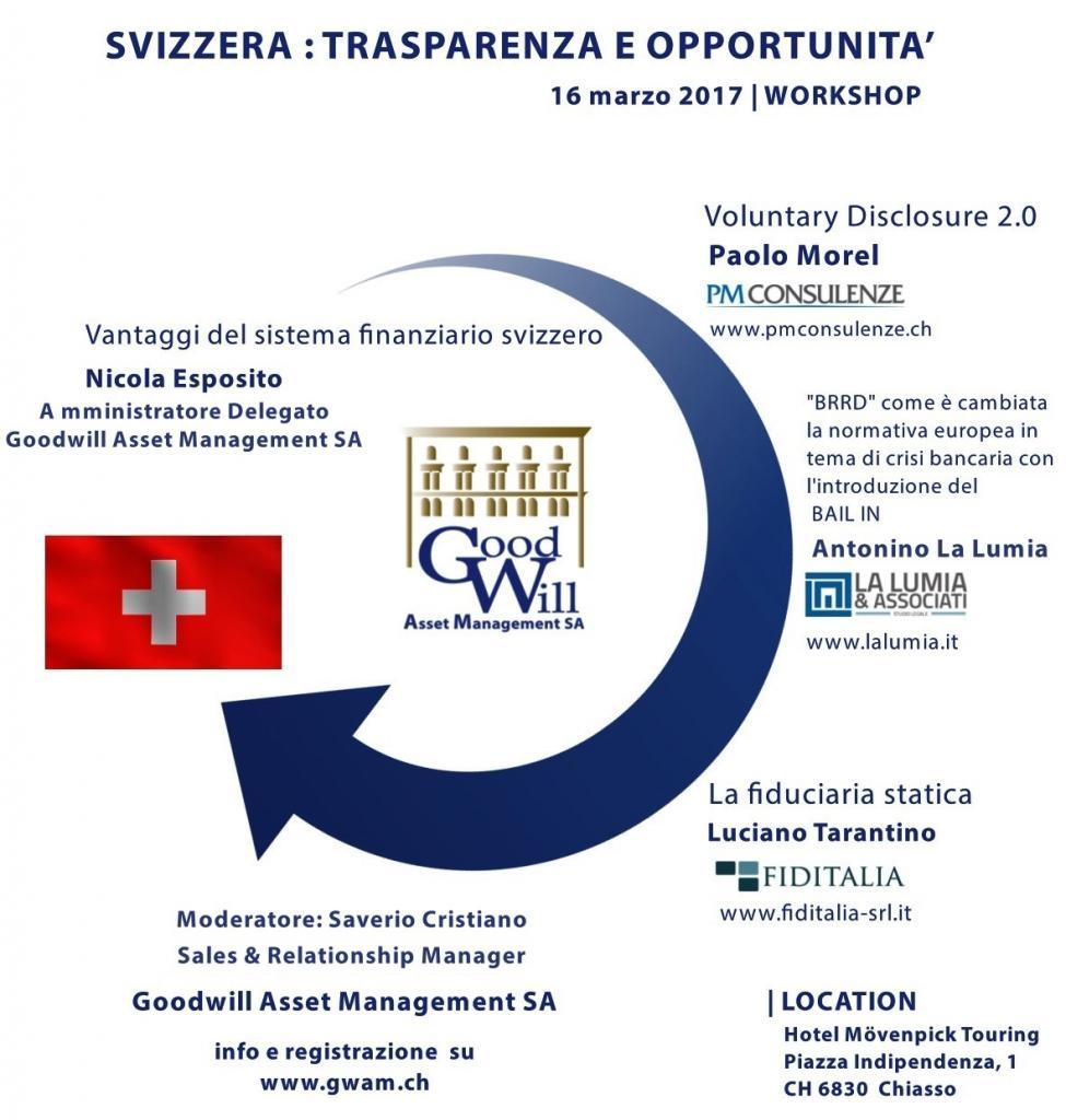 Workshop: Svizzera Trasparenza e opportunita'