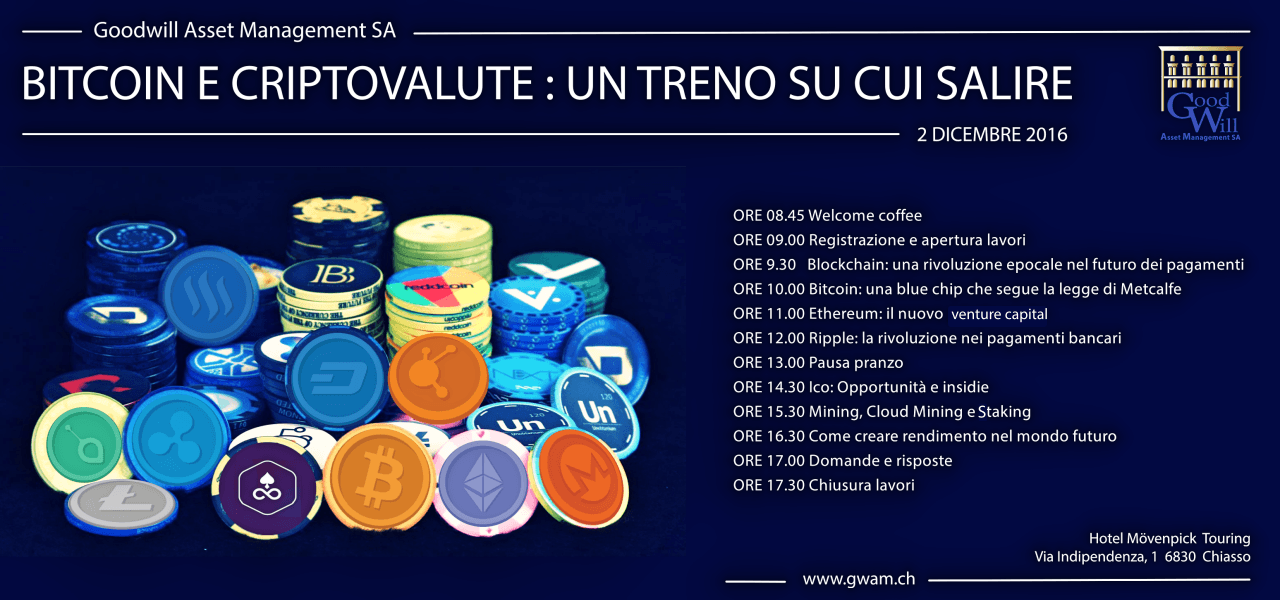 Corso Bitcoin e blockchain