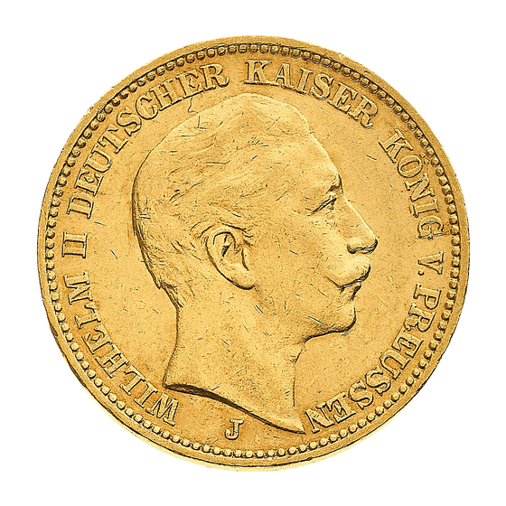 20 Marchi, moneta d'oro