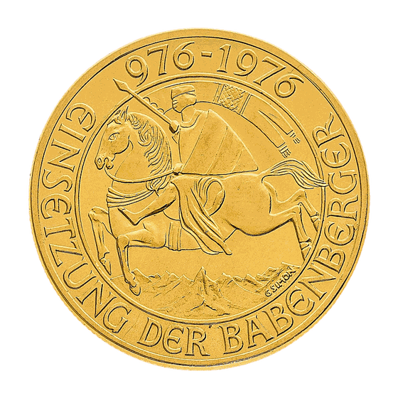 1000 Scellini, moneta d'oro