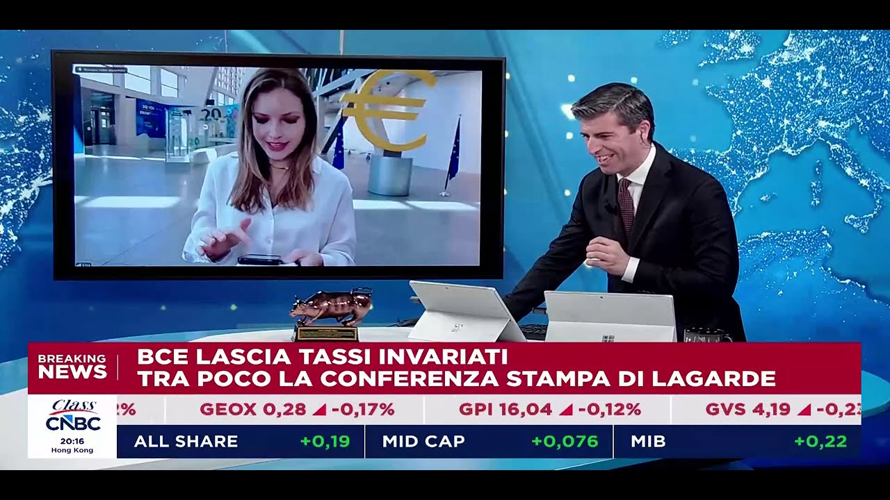 BCE ferma i tassi: inflazione sotto controllo, decisioni rimandate