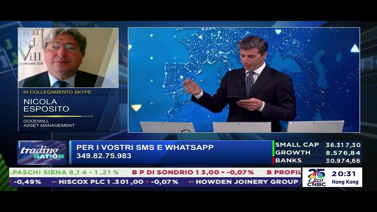Esposito su CNBC: Taglio Tassi Fed, Nvidia-Intel, Rally Baidu, Alibaba e Miners | 09/2025